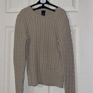 Cotton, beige sweater